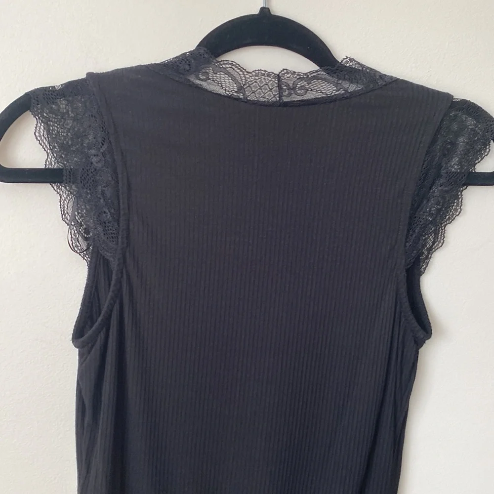 Y.A.S Black Lace Bodystocking Size Small - Picture 6 of 10